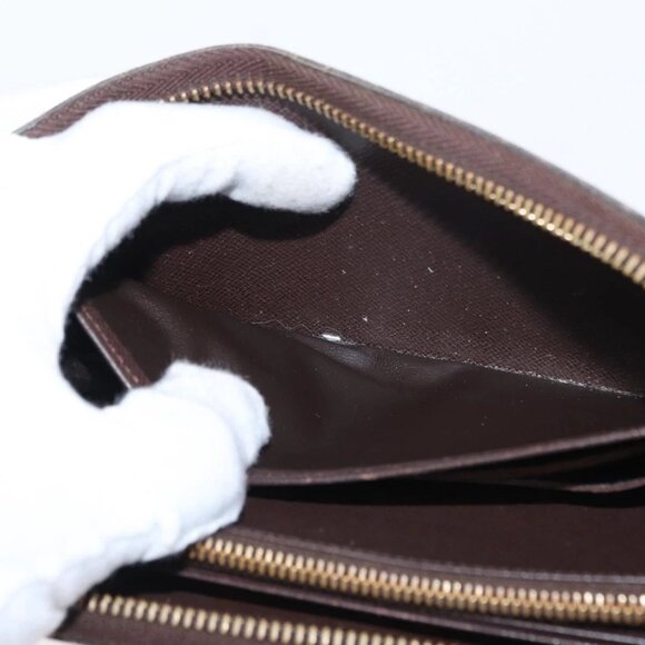 Authentic LOUIS VUITTON Damier Ebene Zippy Wallet bst336-120225 - Picture 12 of 16